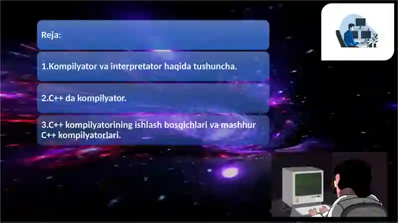 C++ dasturlash tilida kompilyator
