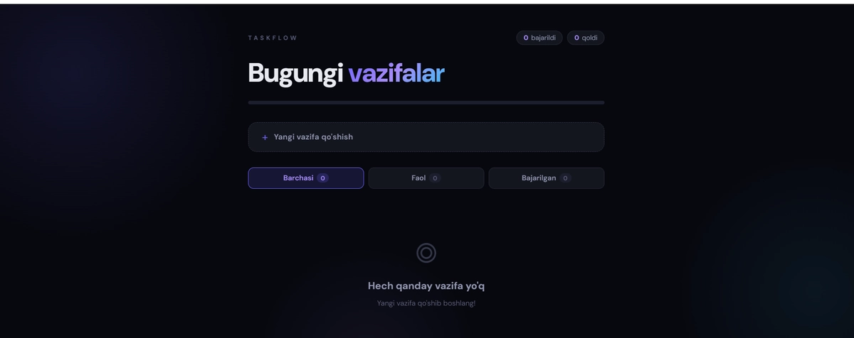 Todo App loyhasi