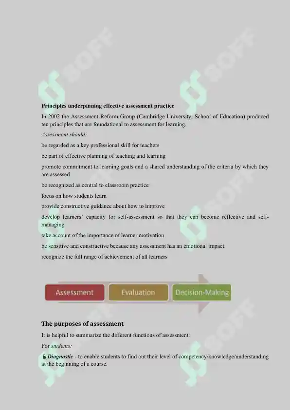 TYPES OF ASSESSMENT