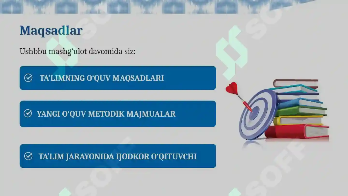 Kaliti IJODKOR O‘QITUVCHI–BOSHLANG‘ICH TA’LIMDA SIFAT KALITI IV USTOZLARMILLIY ...