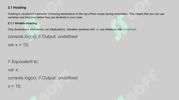JavaScript Hoisting Tutorial