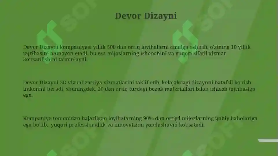 Devor Rasmi Devor Dizayni