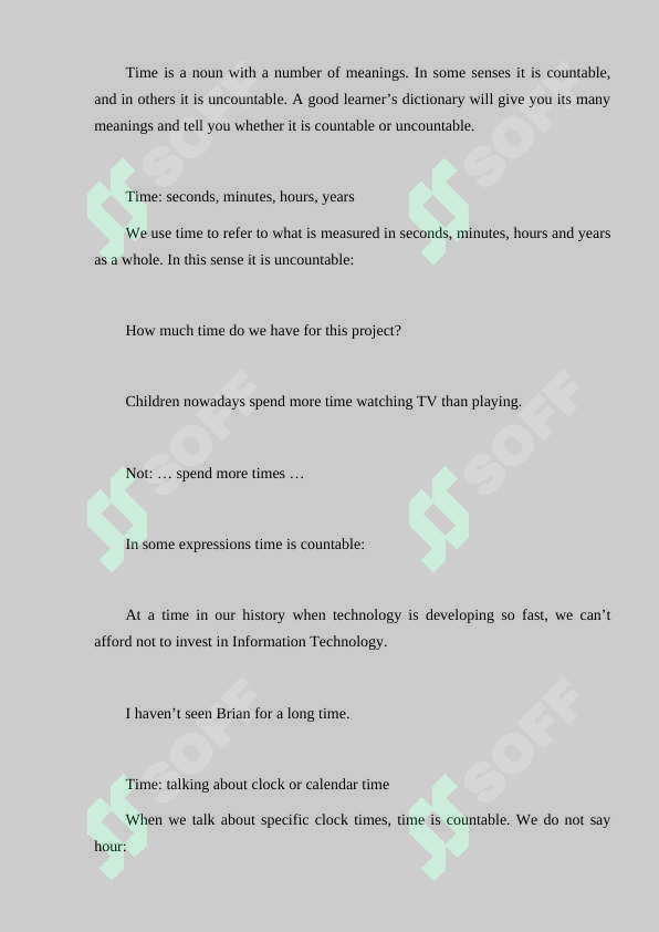 Script About Time It's about time