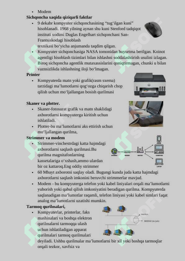 ZAMONAVIY KOMPYUTERLAR ARXIT KTURASI VA ULARNING KLASSIFIKATSIYASI zamonaviy-kompyuterlar-arxit-kturasi-va-ularning-klassifikatsiyasi
