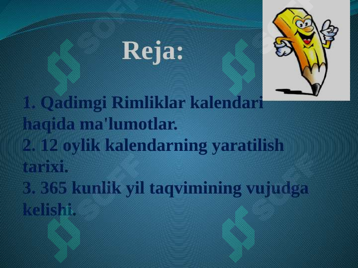 Calendar Rimm Rim Kalendari - Roman Calendar