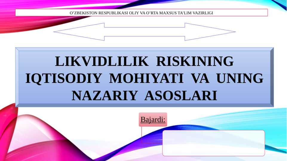 M Riski Riski LIKVIDLILIK RISKI