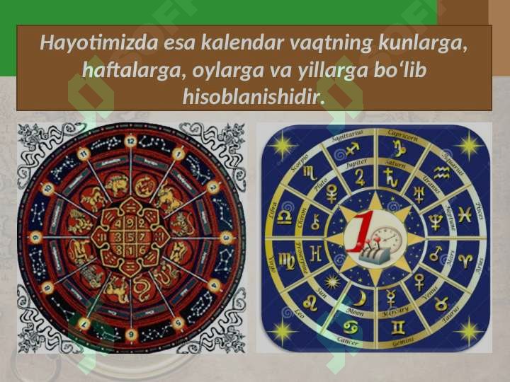 Kalendarlar Rasm Kalendarlar tarixidan