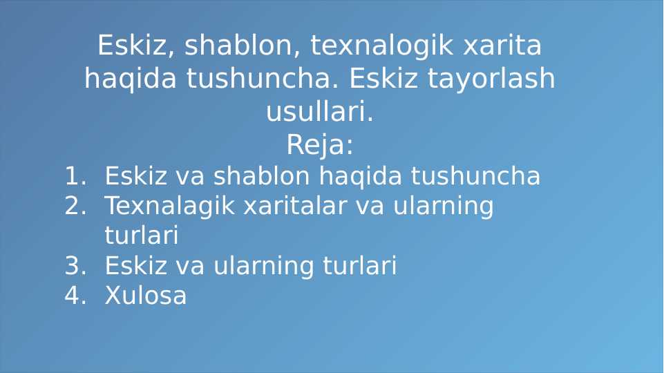 Kunc Kesen Shablon Eskiz, shablon, texnalogik xarita haqida tushuncha. Eskiz tayorlash ...