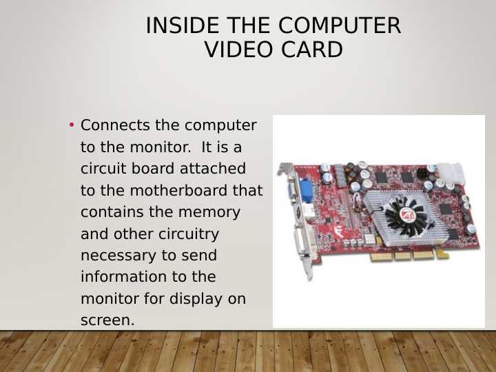 Iniside The Computer Inside the computer