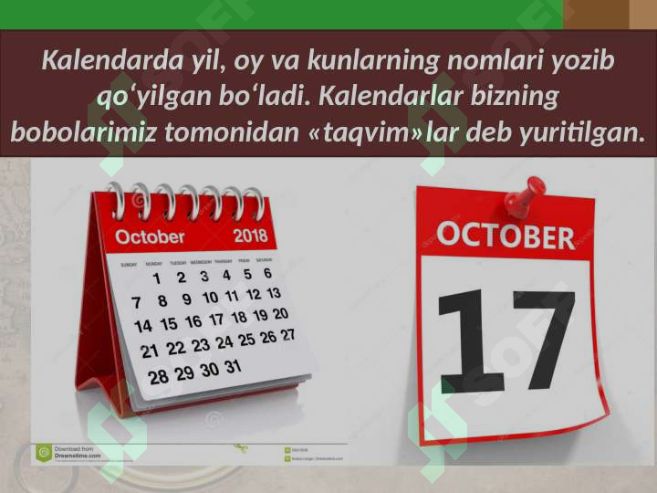 Kalendarlar Rasm Kalendar tarixi