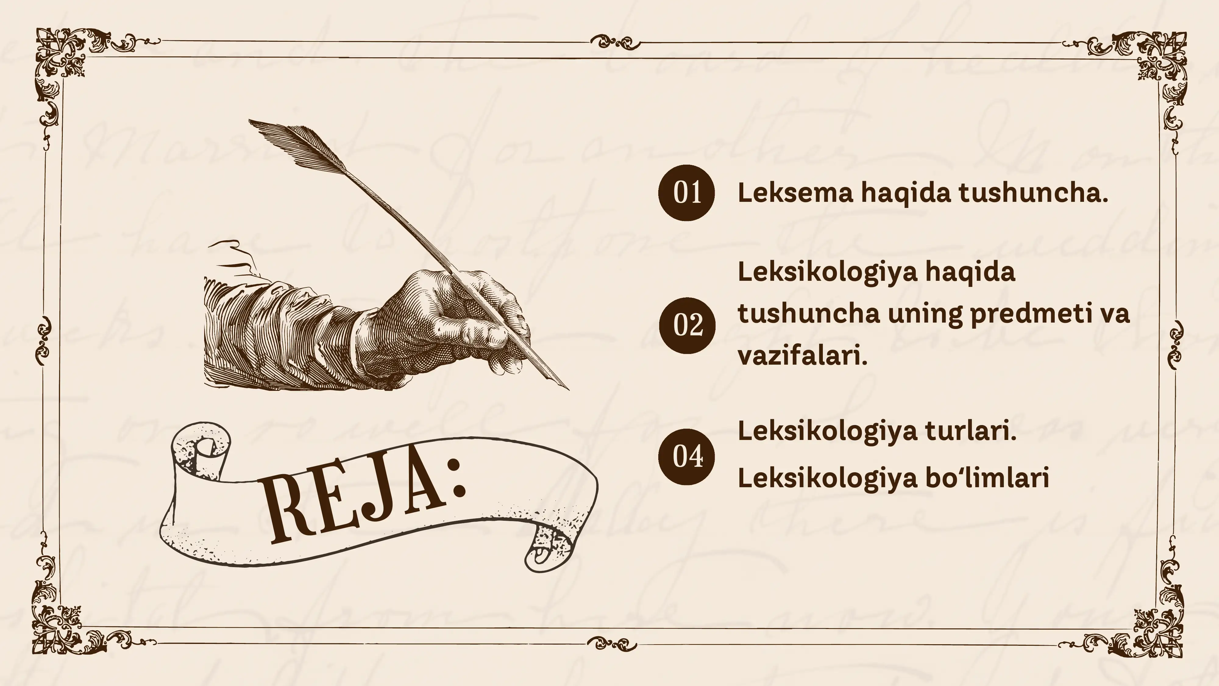Leksika Rasm Leksema va leksikologiya