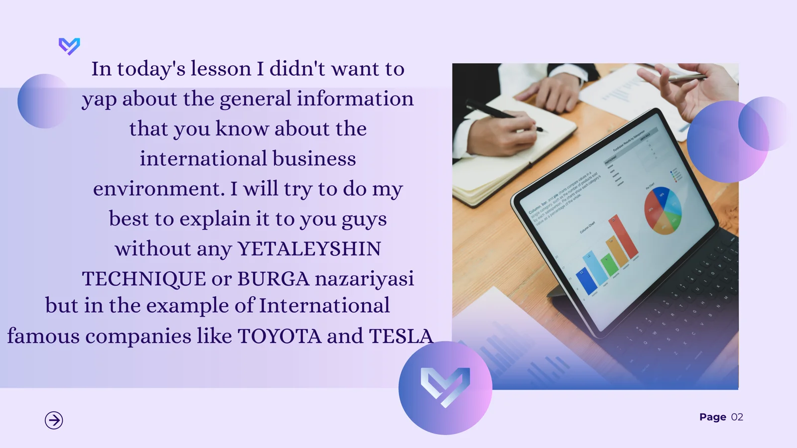 International Business Environment Studio