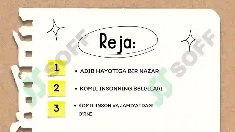 Komil Inson Rasm Abdulla Avloniyning komil inson haqidagi qarashlari