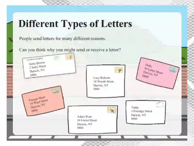 Define Letters Types of letter