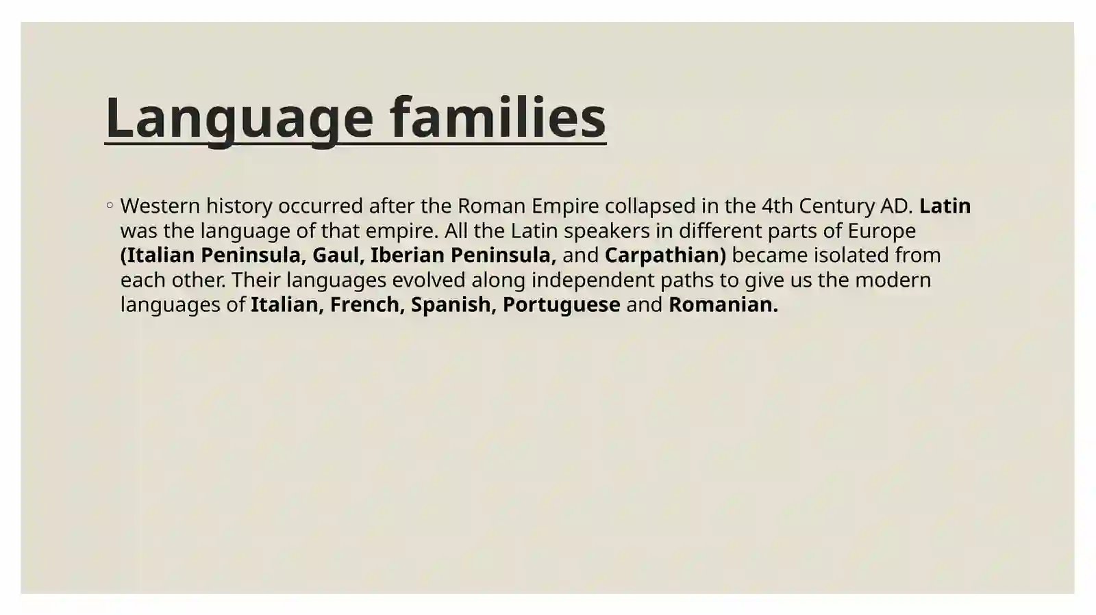 Roman Philologists Introduction to the Roman-German Philology