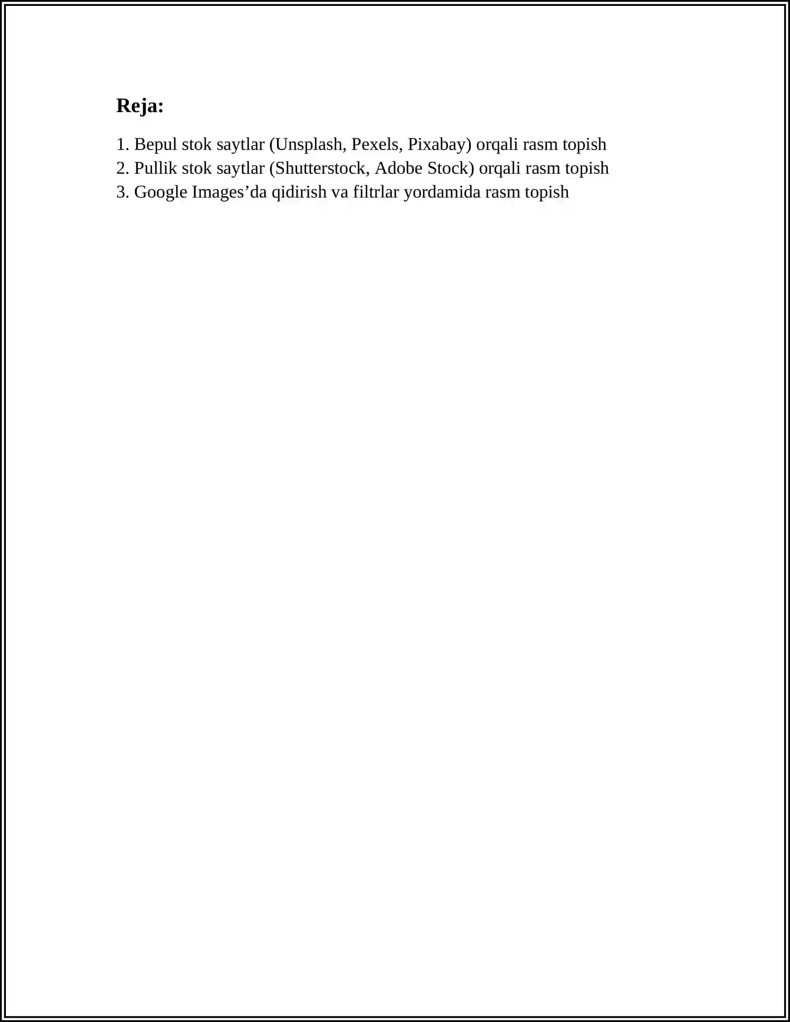 Topic Sentences Uchun Rasm RASMNI QAYERDAN TOPSAM BOʻLADI