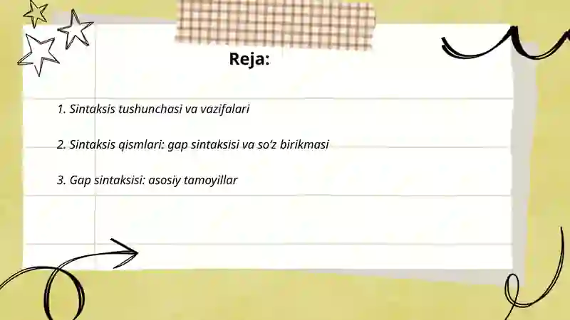 Sentaksis Rasm Uzb Sintaksis