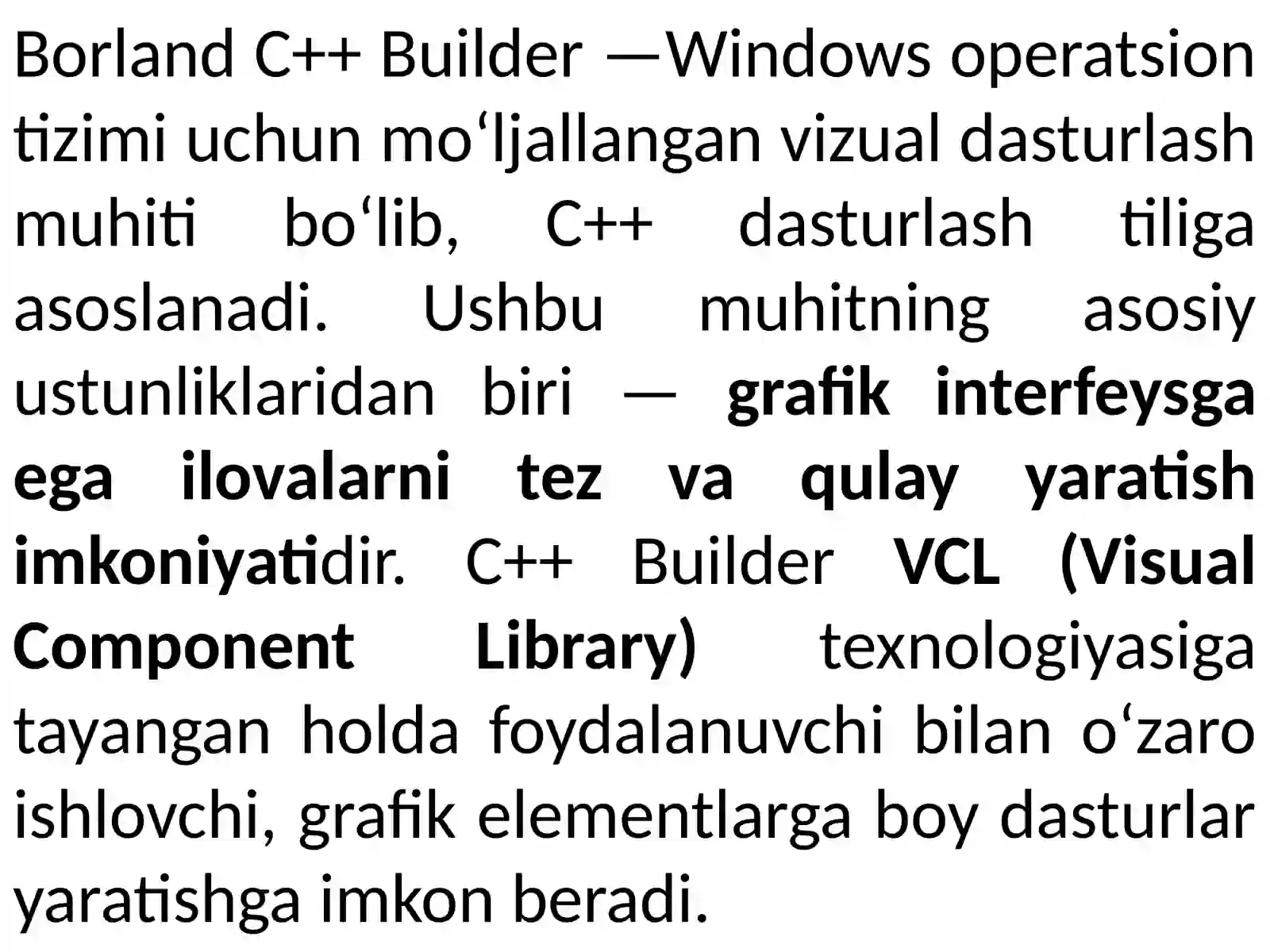 C++ Builder