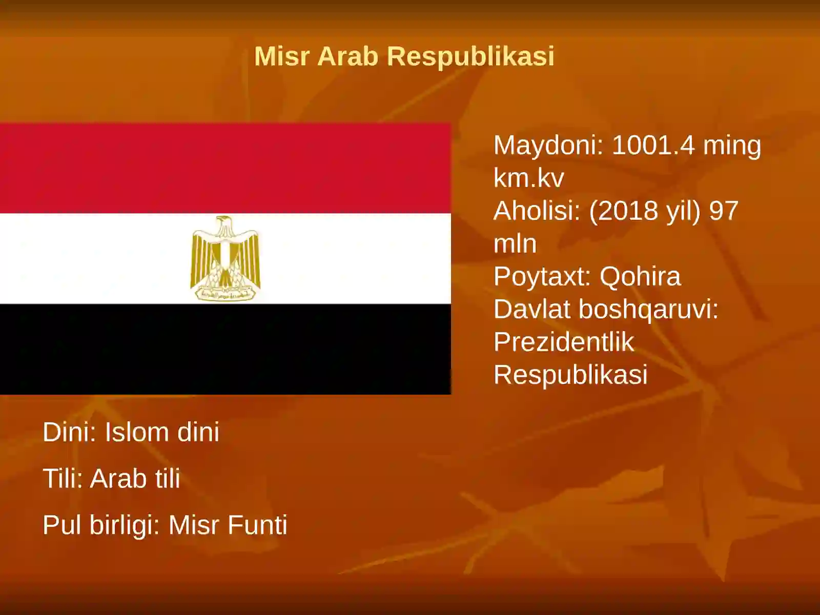 Misr Rasmi Misr Arab Respublikasi