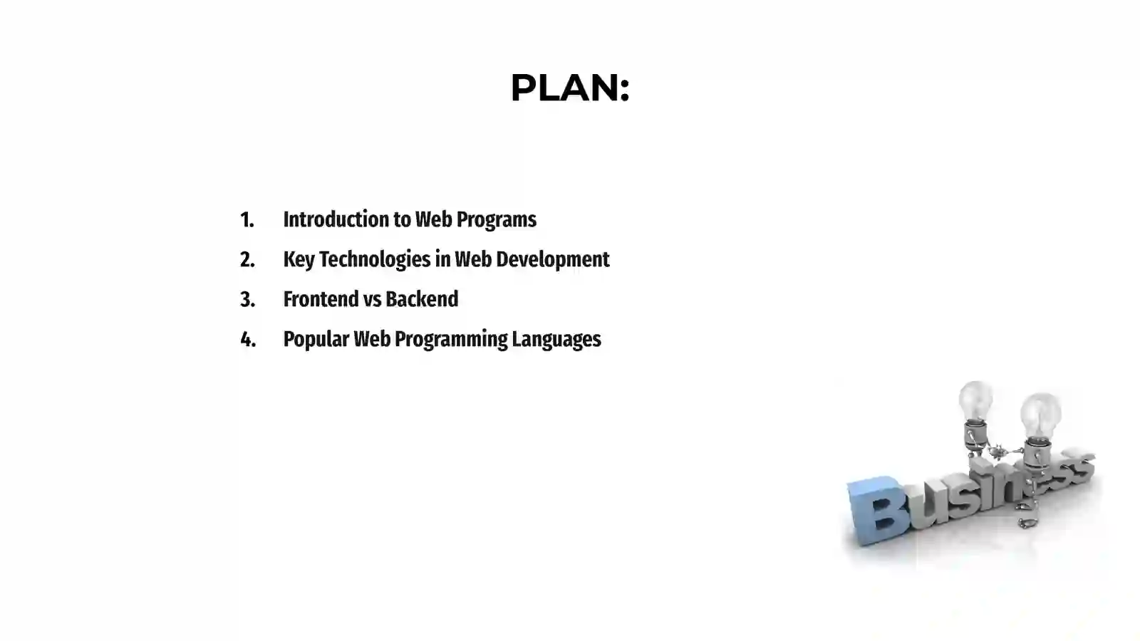 Web programs