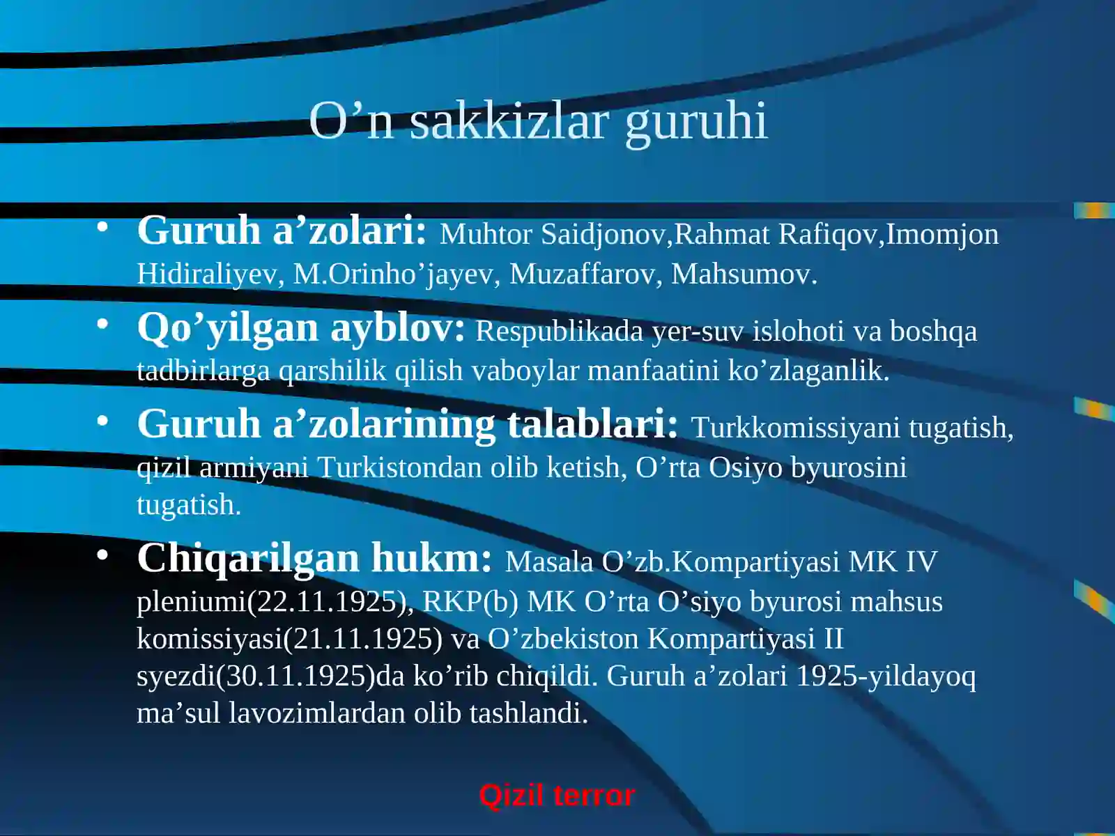 Qizil terror