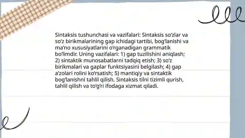 Sentaksis Rasm Uzb Sintaksis