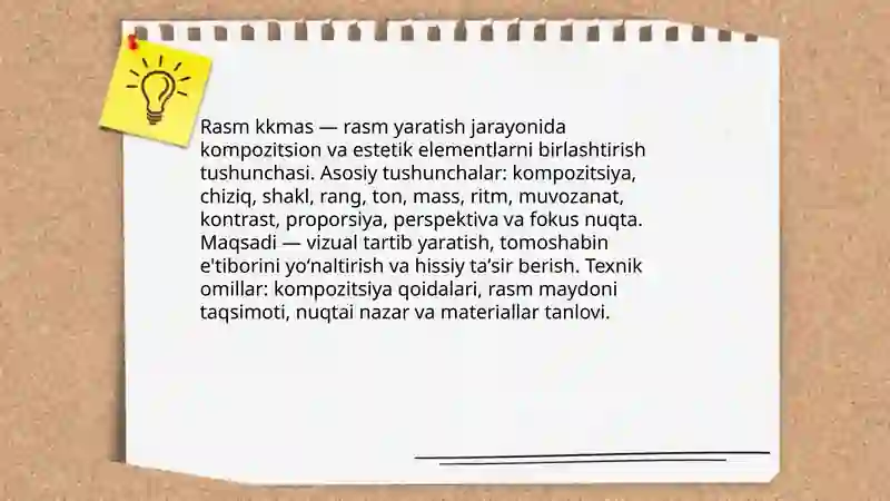 Cheteldagi Rasm Rasm kkmas
