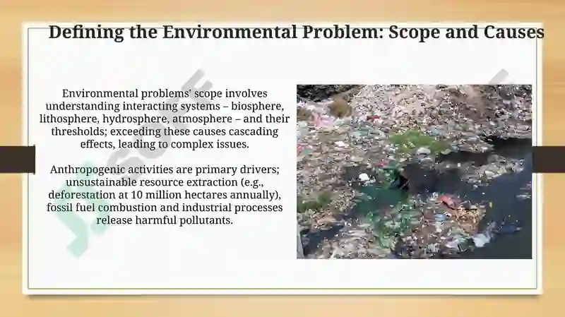 Sample Environmental Problem Article Environmental Problem Presentation