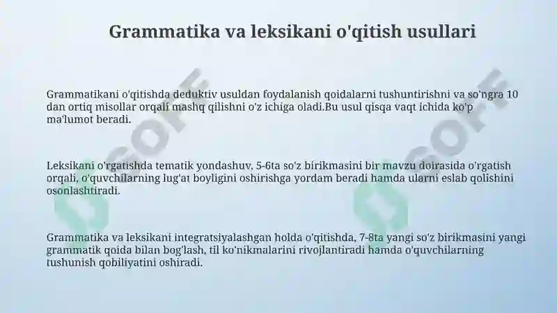 Leksika Rasm Grammatika va Leksika