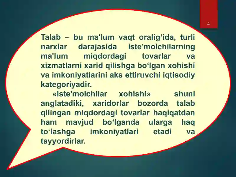 Talab Stak Talab va taklif tahlili
