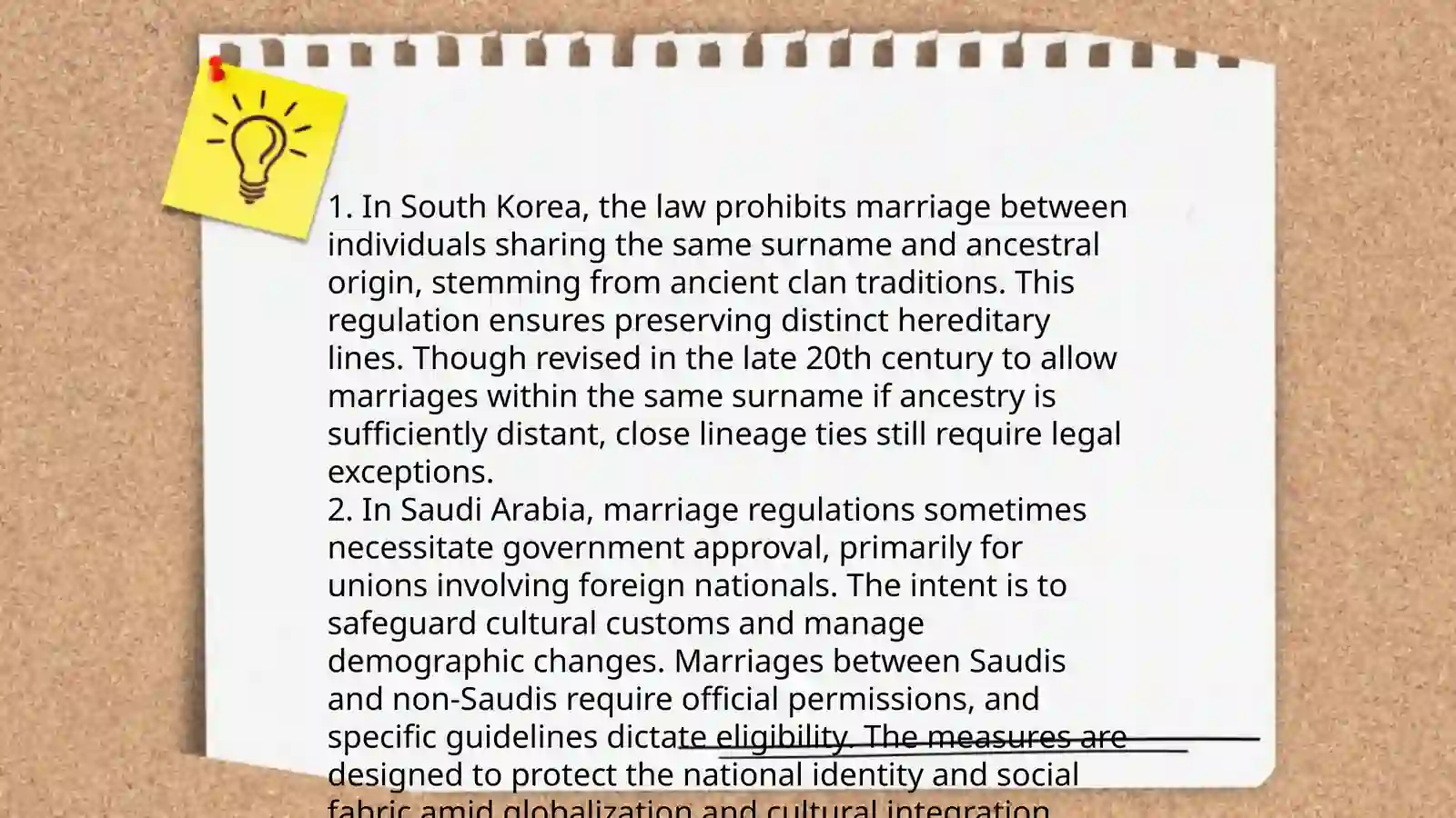 Strange rules