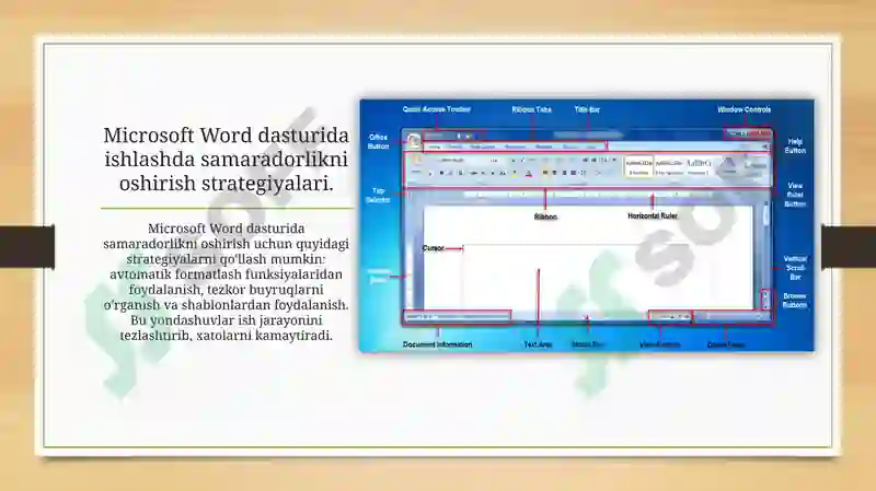 Word Rasmlari Microsoft Word dasturi